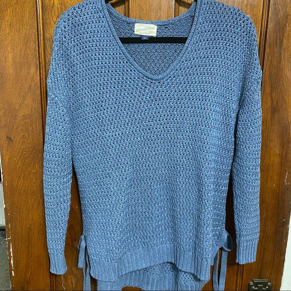 Blue Knit Sweater
